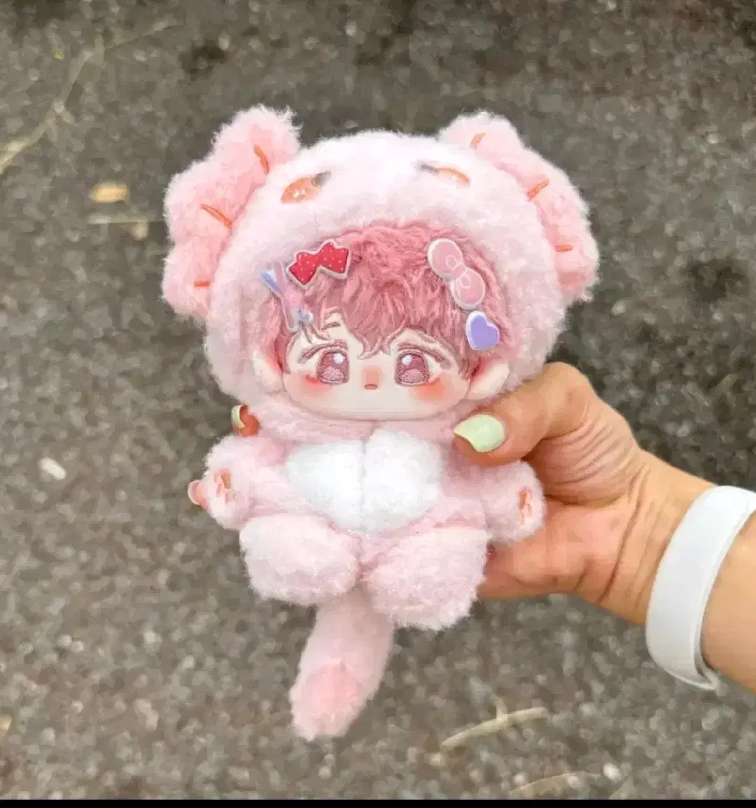 급전처분 반택포) 10cm 인형옷 우파루파 새상품